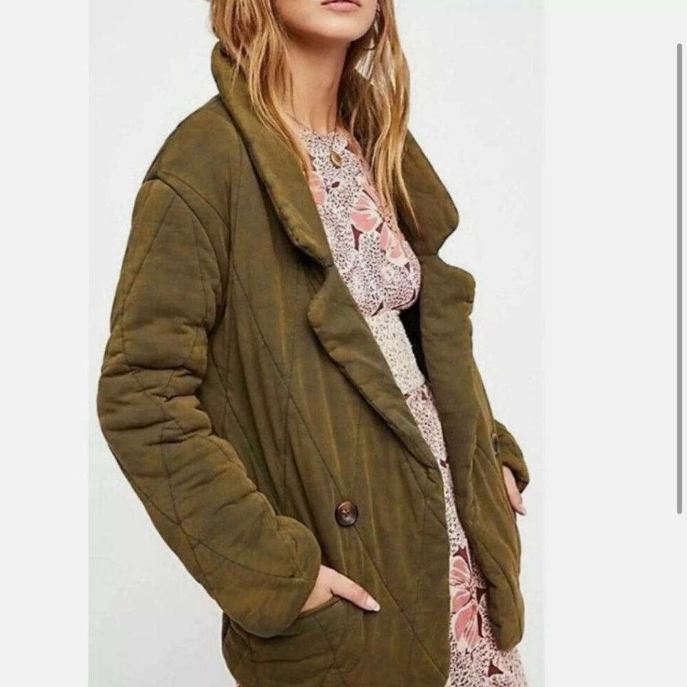 FREE PEOPLE TAWNY PILLOW JACKET
